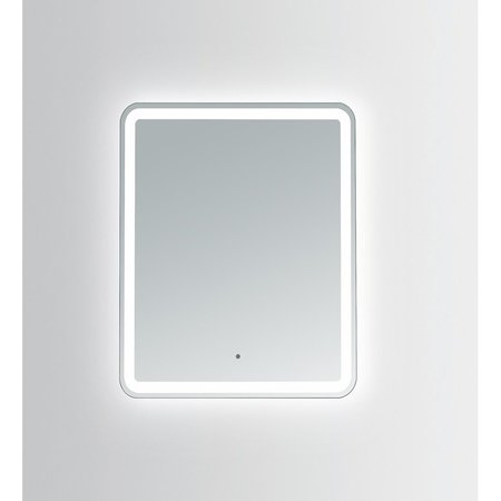 INNOCI-USA Hermes 24 in. W x 32 in. H Rectangular Round Corner LED Mirror with Touchless Control 63602432